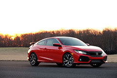 2017 Honda Civic Si Coupe in Red - Front