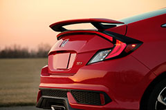 2017 Honda Civic Si Coupe in Red - Rear