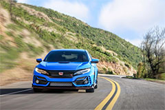 2020 Honda Civic Type R in Boost Blue - Front