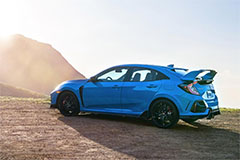 2020 Honda Civic Type R in Boost Blue - Side