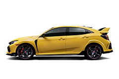 2021 Honda Civic Type R Limited Edition in Phoenix Yellow - Side