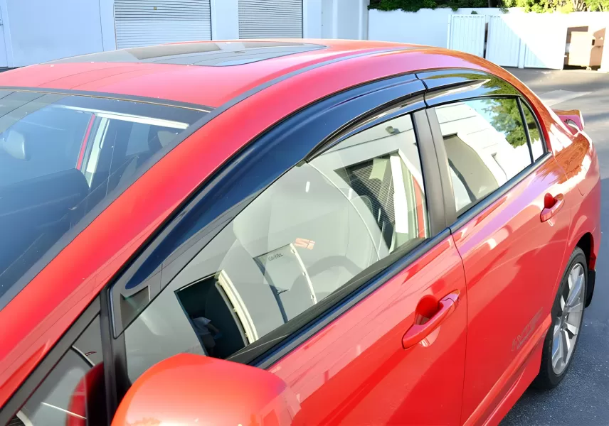 2008 honda civic on sale rear window visor