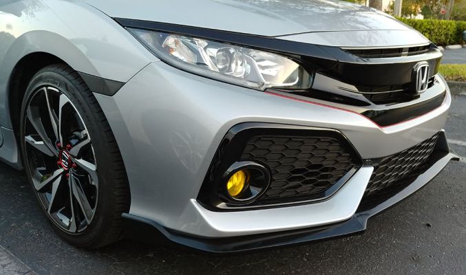 PRO Design Track Style Front Lip for 2021 Honda Civic 4 Door Hatchback ...