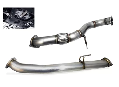 Honda Civic - 2017 to 2021 - 4 Door Hatchback [FK8 Type R, FK8 Type R Limited] (Mid-Pipe and Front Pipe Combo) (Full 3 Inch) (For GReddy Supreme SP Exhaust)