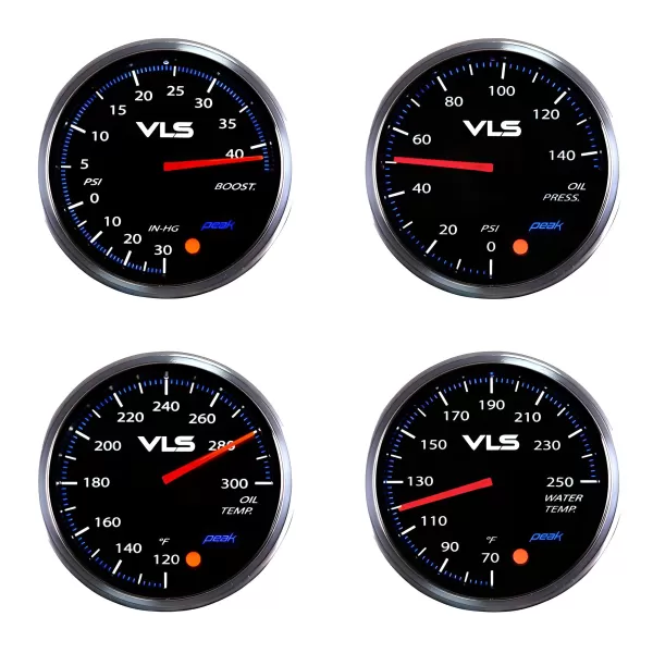 VLS Intercooler Dual Temperature OLED Gauge - Revel USA