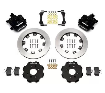 Honda Civic - 1999 to 2000 - 2 Door Coupe [Si] (Rear) (Blank Rotors) (1 Piston Calipers) (Black)